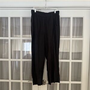 Everlane Black 100% Linen Pants